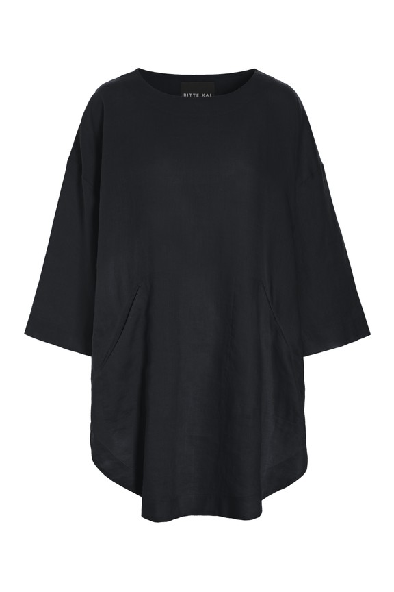 Tunic Airy Linen Black 15194