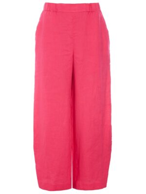 Elastic Pants Airy Linen Rhododendron 15196