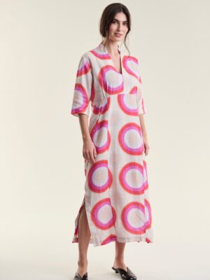 Harukaze Long Dress Op Art 15201