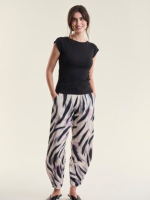 Harukaze  Pants Zebra Rose 15203