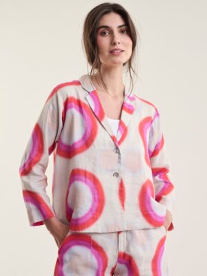 Harukaze A-Shaped Jacket/Blouse Op Art 15200