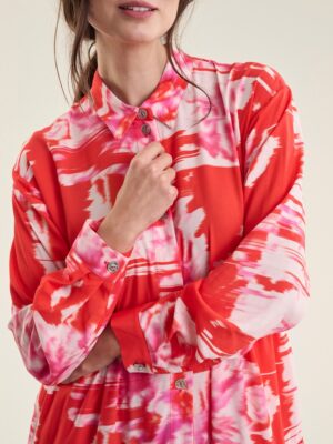 Haru FSC Shirt Dress Kimono Flower 15212