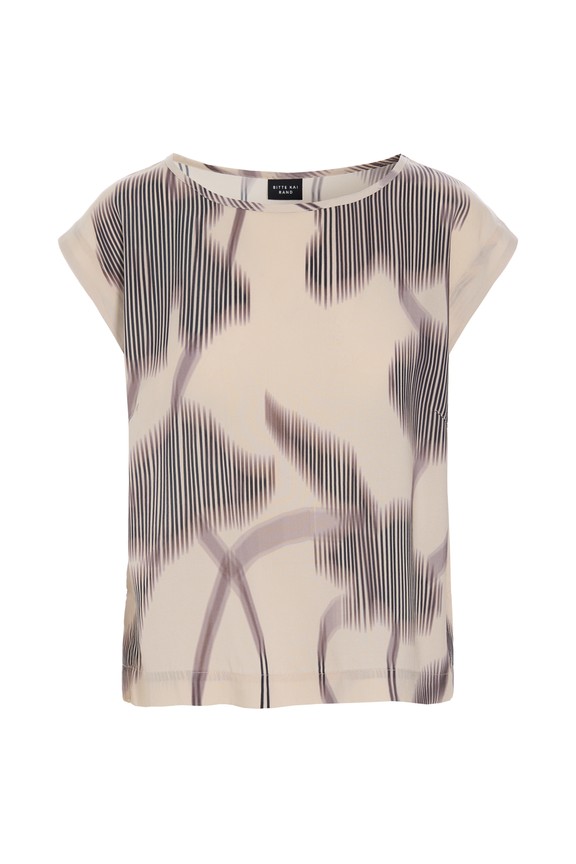 Haru FSC Blouse W. Round Neck Venetian Flower 15216