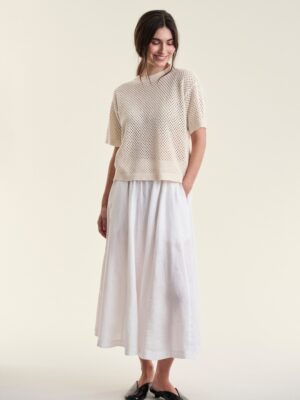 Skirt Airy Linen White 15198