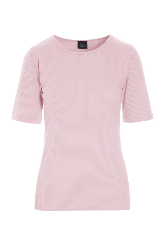 Naibu Rib Blouse Chalk Pink 15072