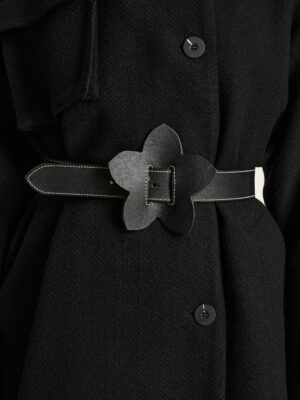 Reza Flower Belt Black 15366