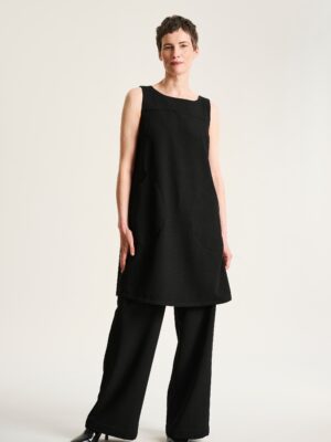 Sayaka Sleeveless Dress Black 15262
