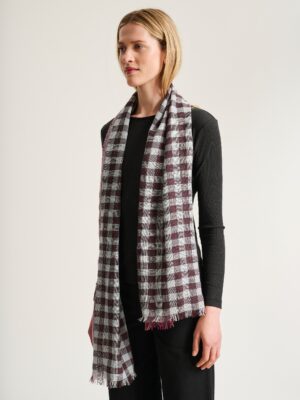 Checks'N' Stripes Scarf Aqua Checks'N' Stripes 15472