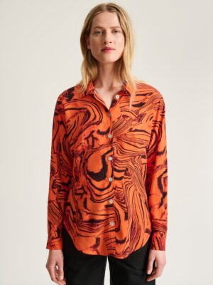 Iki Fsc Shirt With Collar Orange Oysters 15295