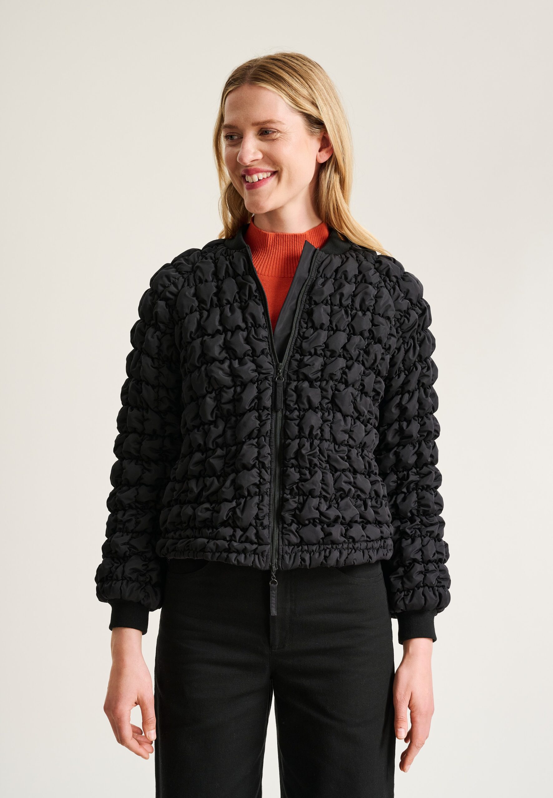 Kosei Jacket With Zipper Black 15312