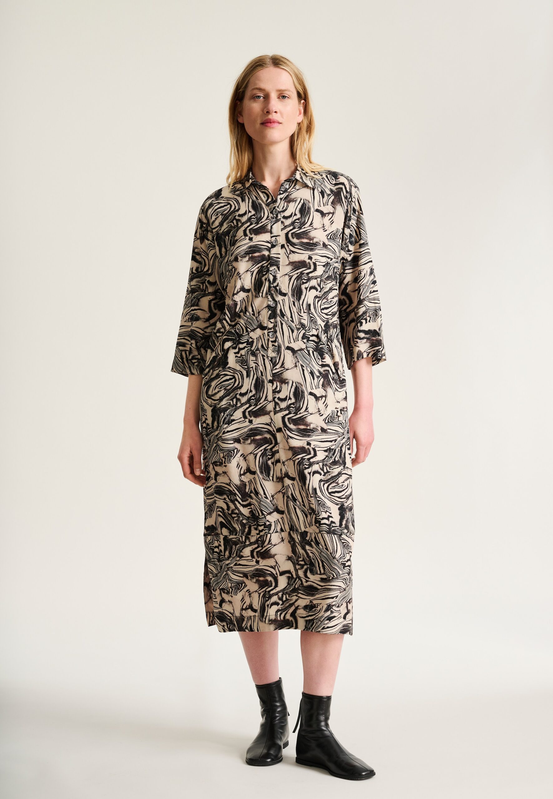 Iki Fsc Long Dress Oysters 15294