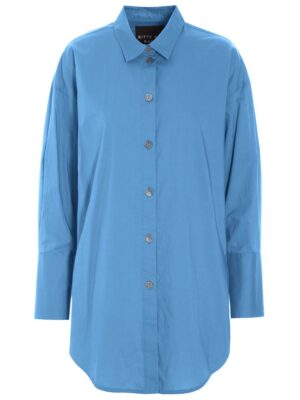 Core Cotton Big Shirt Lake Blue 15302