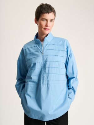 Core Cotton Pintuck Shirt Lake Blue 15303