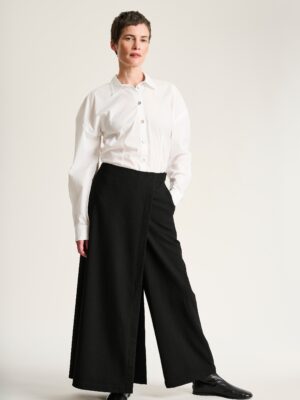 Core Cotton Sculptural Shirt White 15304