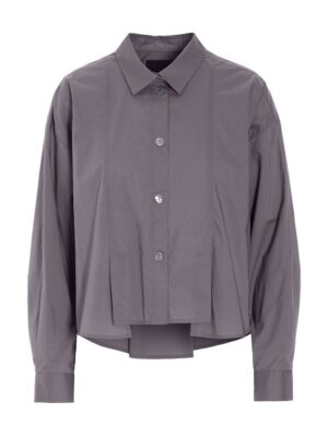 Core Cotton Shirt With Pleats Shark 15307