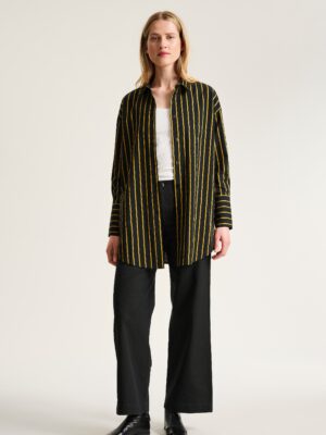 Golden Stripes Big Shirt Black Golden Stripes 15310