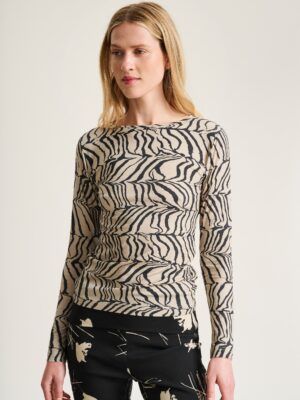 Yakumi Blouse Shell Stripes 15332
