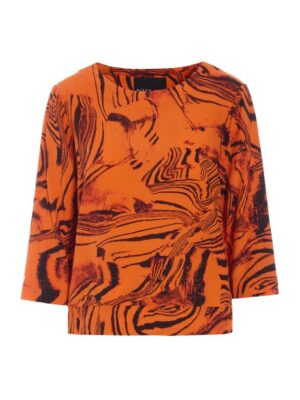 Iki Fsc Blouse Orange Oysters 15340