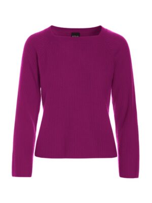 Kumo Cashmere Raglan Blouse Pink Purple 15345