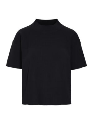 Akiko Short Sleeved Blouse Black 15349