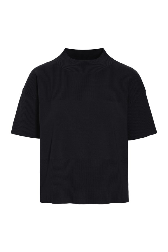 Akiko Short Sleeved Blouse Black 15349
