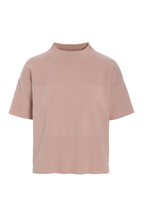 Akiko Short Sleeved Blouse Dusty Rose 15349