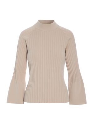 Akiko High Neck Blouse Ivory 15350
