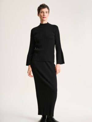 Akiko Long Skirt Black 15353