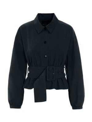 Tazuke Belted Jacket Black 15400