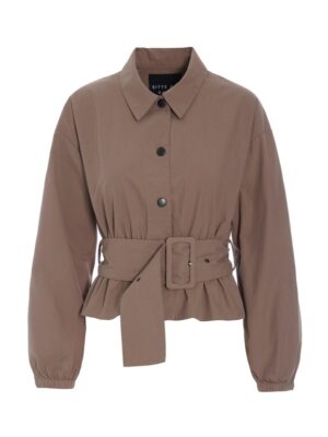 Tazuke Belted Jacket Deer 15400
