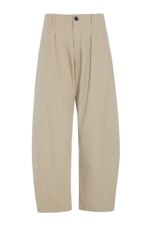 Tazuke Pintuck Pants Stone 15401