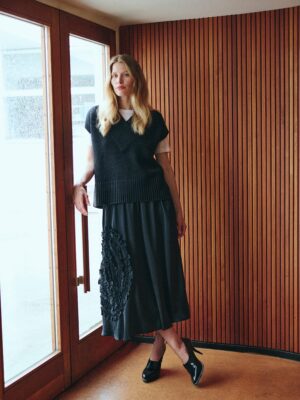 Kuhaku FSC Skirt With Detail Black 15414