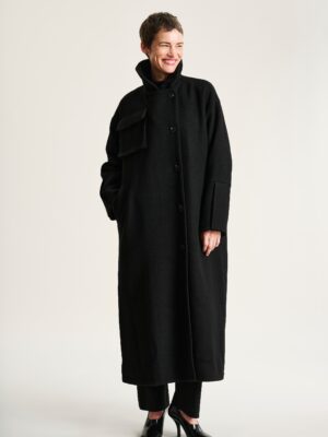 Nishin Long Coat Black 15437