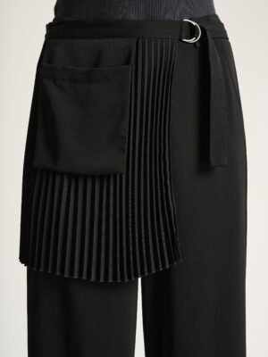 Yume Plissé Belt Black 15397