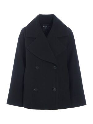 Nishin Double Breasted Jacket Black 15438