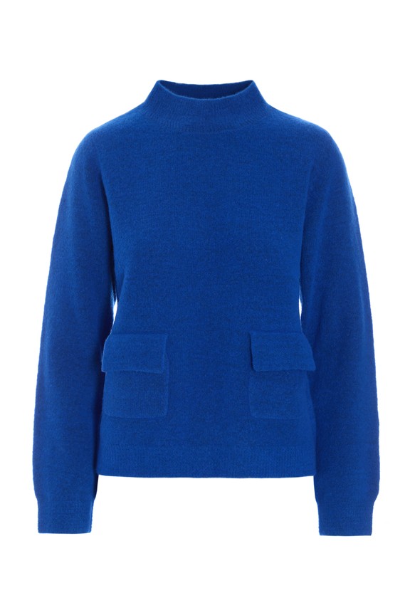 Hitsuji Pocket Blouse Very Blue 15460