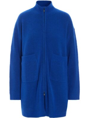 Hitsuji Cardigan With Zipper Very Blue 15461